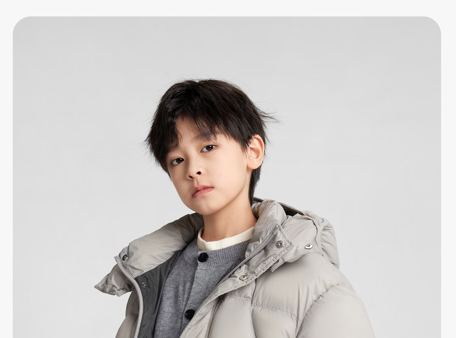 Zuo Xi Boys' Winter Down Jacket New Warm Children's Three-Proof Hooded Puffer Coat Red 140 New Year Outfit 59