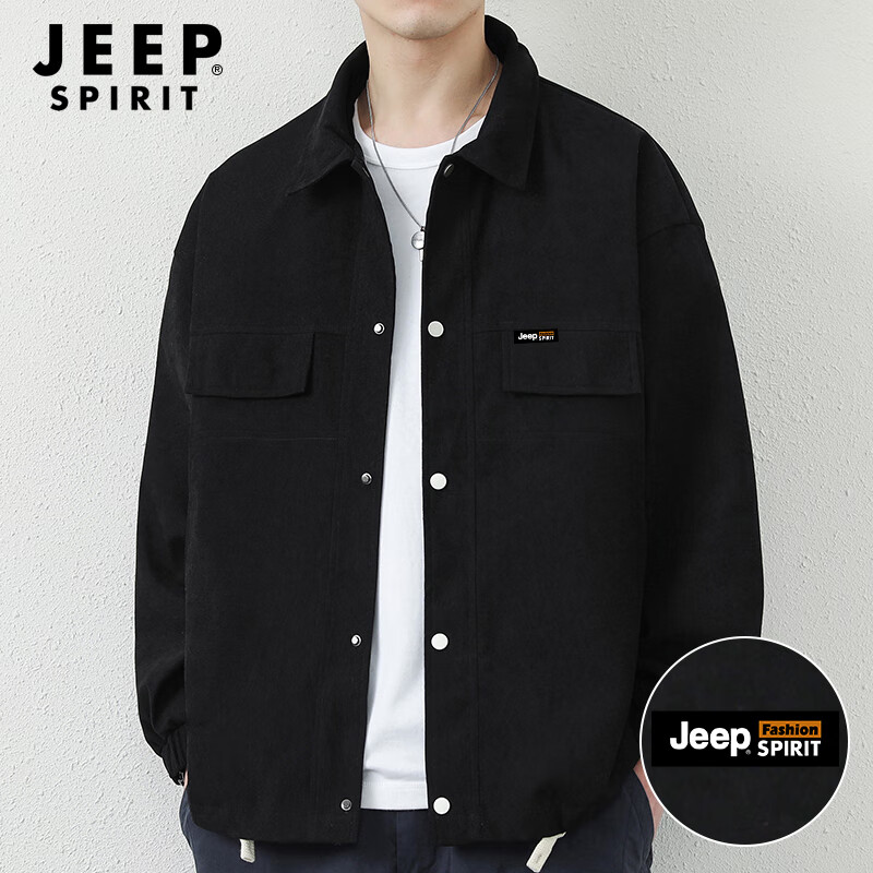 JEEP SPIRIT Men's Autumn Jacket Windbreaker Casual Men's Outerwear
