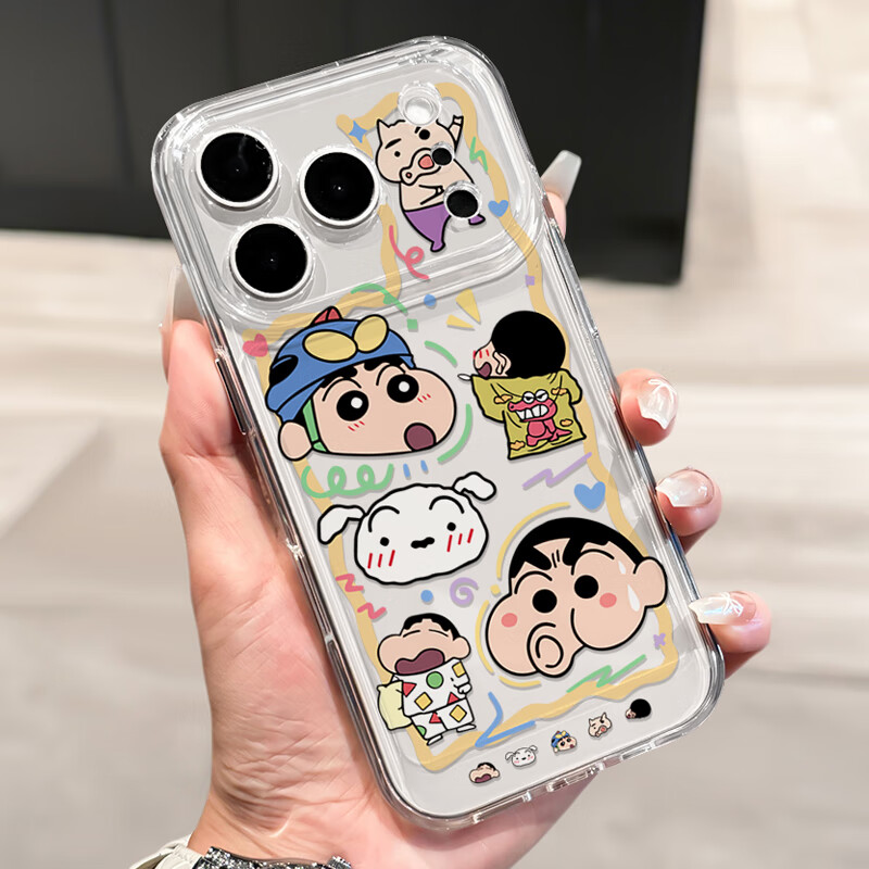 Противоударный чехол Yingkaida для iPhone 17 Pro, мягкий защитный чехол, износостойкий, прозрачный дизайн, с логотипом "Маленькая зарплата"
