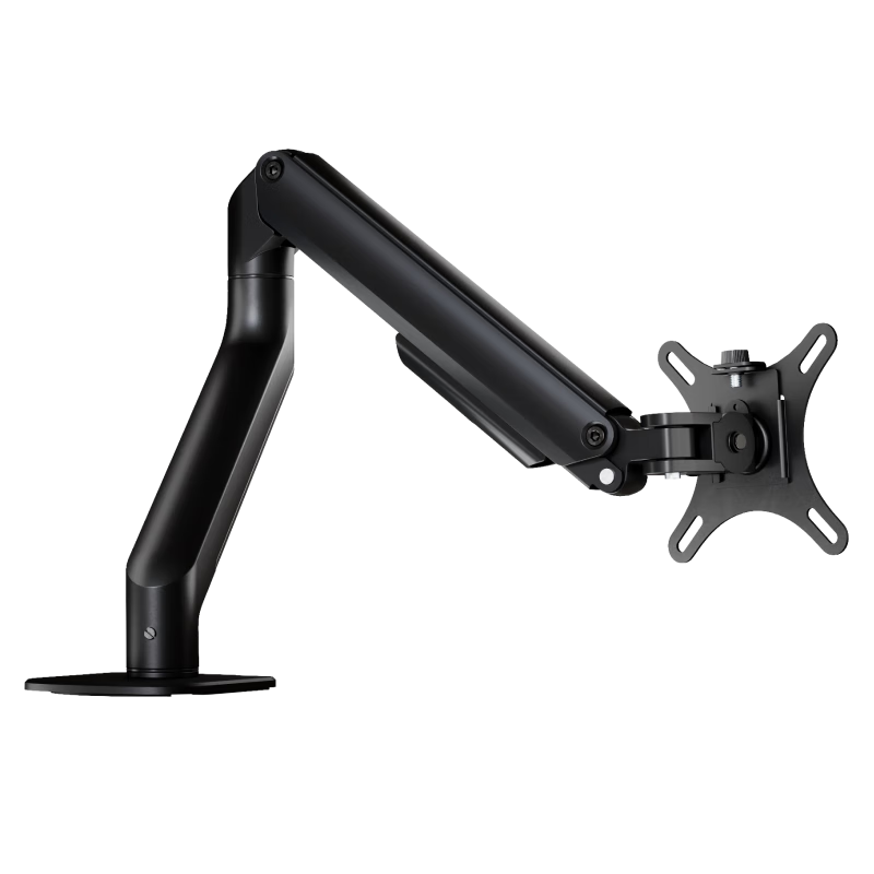 Brateck Beihu Monitor Stand, Mechanical Arm, Computer Desk Clamp Base, Screen Lifting Suspended Riser E350 Black for 17-32 Inch Screens, Display Screen Mechanical Arm