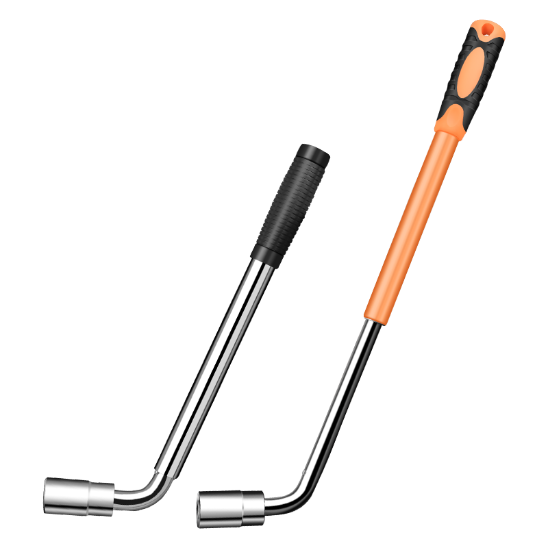 Baolian Car Tire Wrench Extended Socket Wrench Emergency Rescue Repair L-Shaped Effort-Saving Tire Changing Tool