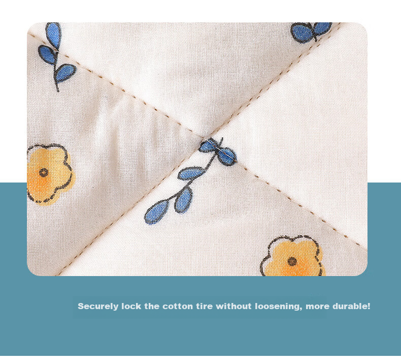 Mengshina 100% Cotton Xinjiang Cotton Quilt Pure Cotton Comforter Autumn Winter Quilt 6 Jin 200x230cm Huachuqing 11