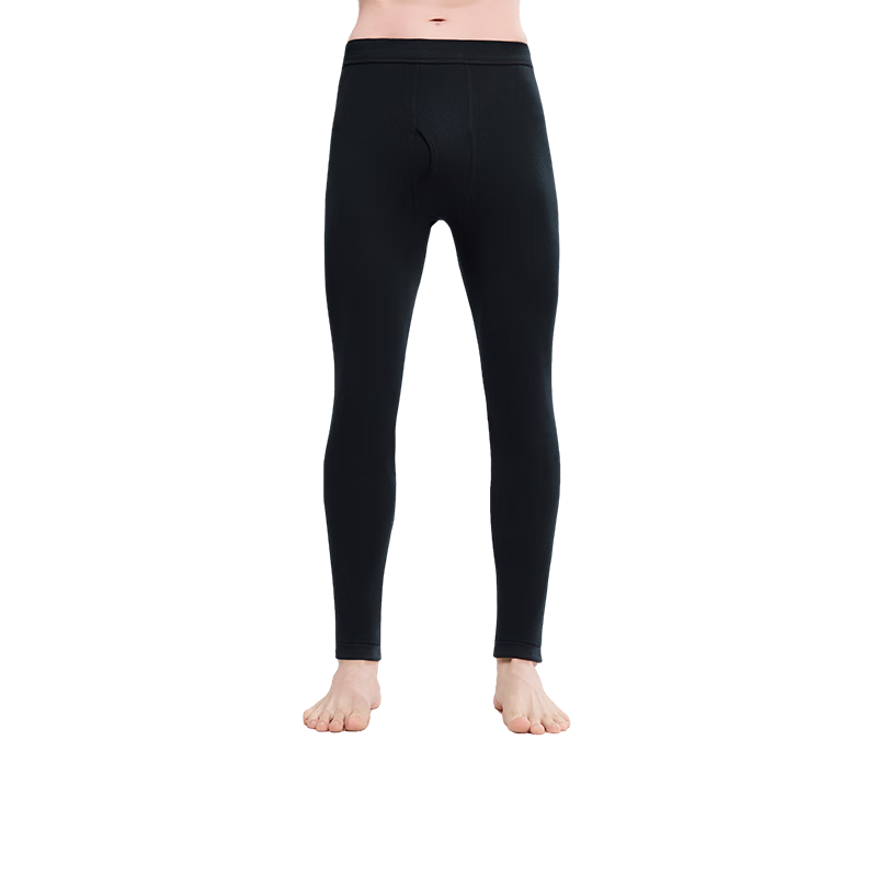 Herbal Original Color Men's Thermal Long Johns 100% Cotton Breathable Antibacterial Loose Fit 10A Autumn Winter Heat Retaining Base Layer Pants 2025