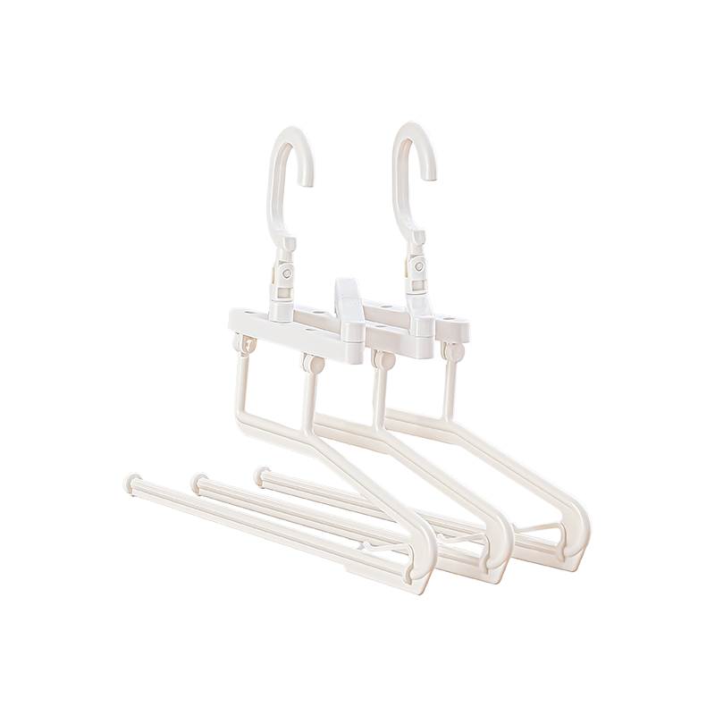 JD Original Foldable Pants Hanger, Non-Slip Anti-Scratch Hanger for Pants, Closet Storage Organizer, Pack of 7