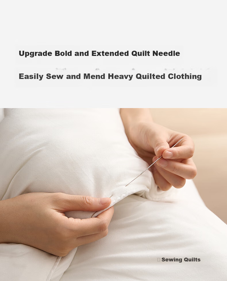 EACHY Sewing Kit, High-Quality Practical Needle And Thread Set for Home Use, Portable Mini Kit, Premium Sewing Set for Dormitory Mending - White 15