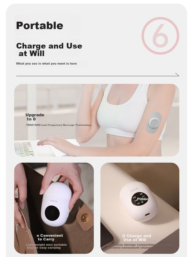 KPN Intelligent Pulse Massager, Muscle Relaxation Electric Stimulating Massage Patch, Full-Body Multifunctional Massager, Sports Relaxation Gift Item 4