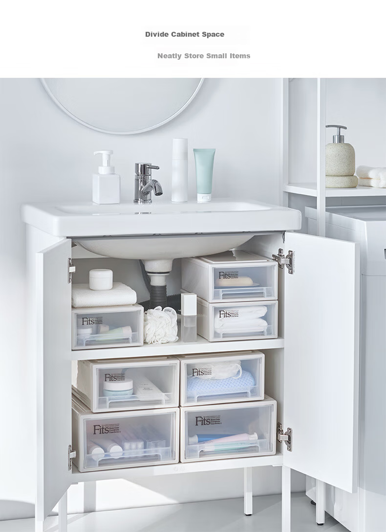 TENMA Modular Drawer Cabinet, Visible Storage Box, Underwear Organizer, Entryway Storage Drawer Unit 7
