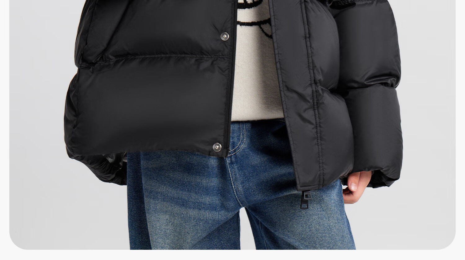 Zuo Xi Boys' Winter Down Jacket New Warm Children's Three-Proof Hooded Puffer Coat Red 140 New Year Outfit 7