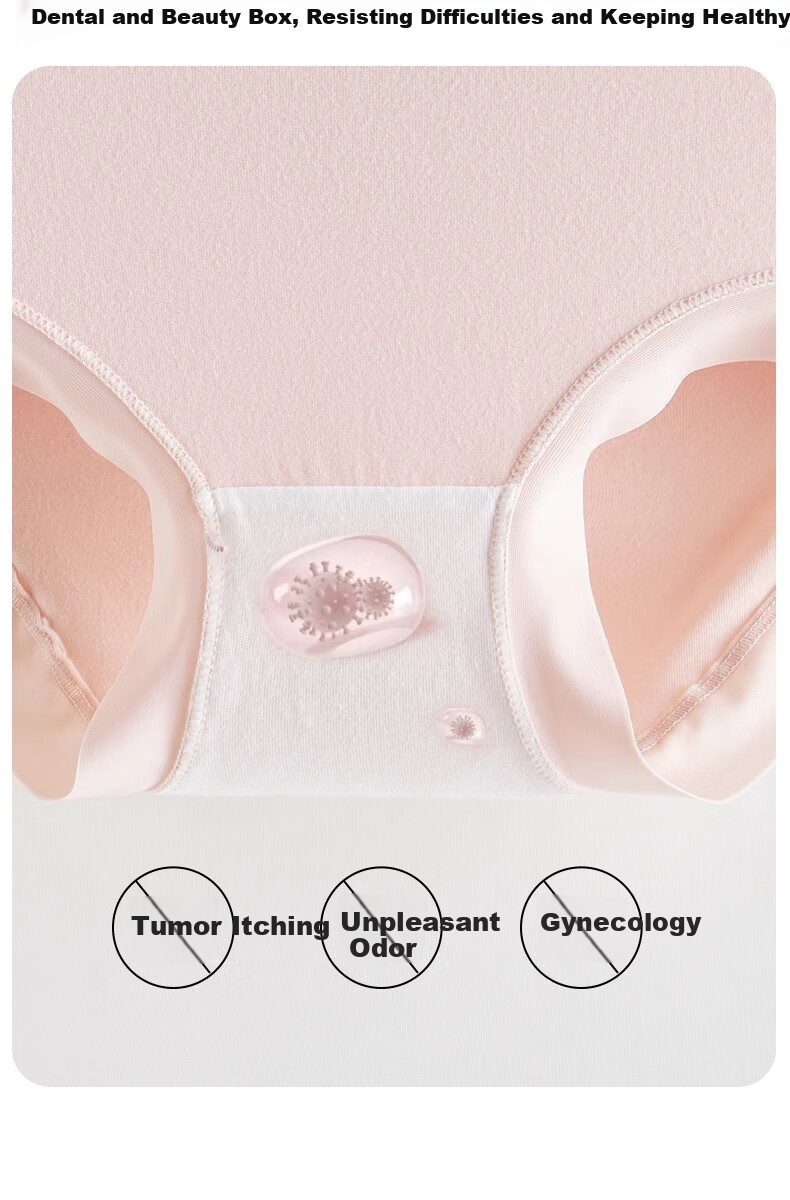 FENYE Postpartum High-Waist Cotton Antibacterial Underwear Shorts for Women, Shaping And Tummy Control after C-Section Delivery, Size L 8