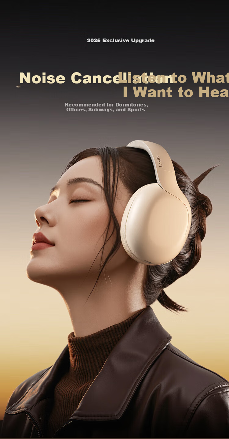 Linklike Bluetooth Headphones, Wireless High-Quality Sound, for Music, Running, Sports, Computer Gaming, E-Sports Top Ten, Ultra-Long Battery Life, Gift for Boyfriend Or Girlfriend 8
