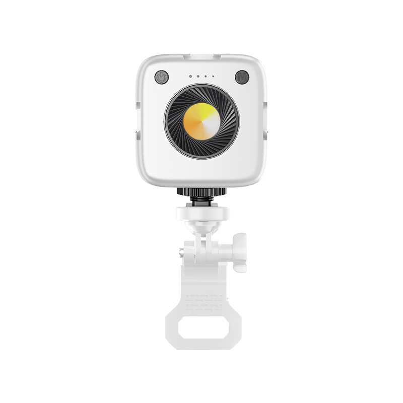 Jimantu Portable LED Tri-Color Pocket Light, Phone Selfie Live Streaming Photography Camera Lighting, Small Outdoor Handheld Beauty Bean Curd Light for Shooting