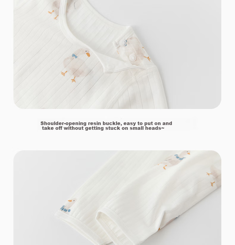 Guaiqixiong Baby Boy And Girl Underwear Set, Home Wear, Infant Two-Piece Spring And Summer Thin Outfit, Spring And Autumn Pajamas, Children's Clothing 15