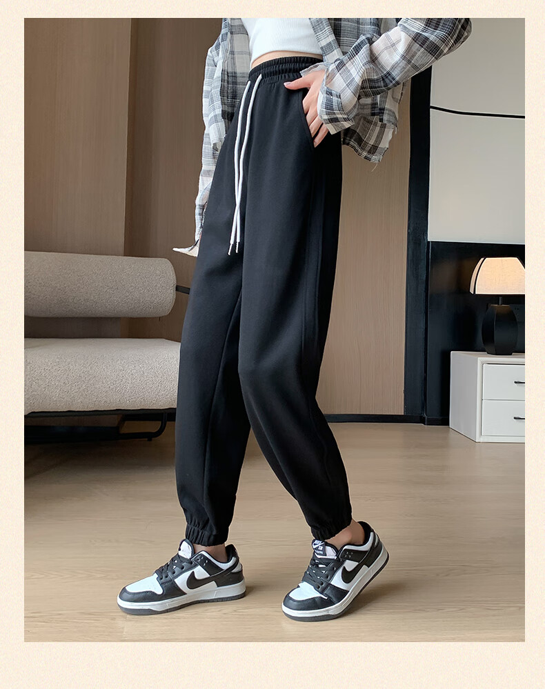 Urban Beauty Women's Casual Pants Spring Autumn 2026 New Plus Size Lightweight Luxury High-End Jogger Sweatpants Comfortable Versatile Sports Pants 13