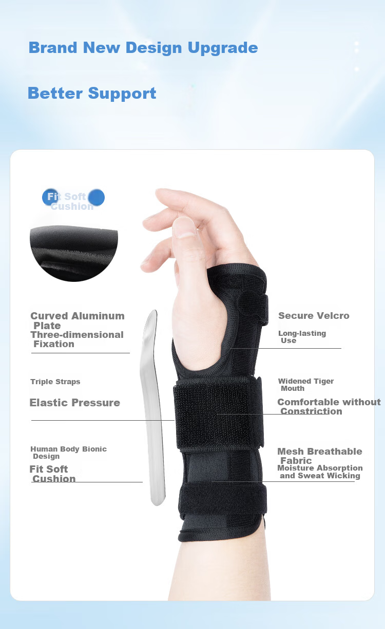 JD Original W100 Wrist Guard, TFCC Tendonitis Fitness Sports Protective Gear, Badminton Tennis Volleyball Anti-Sprain Brace, 2 Pieces 4