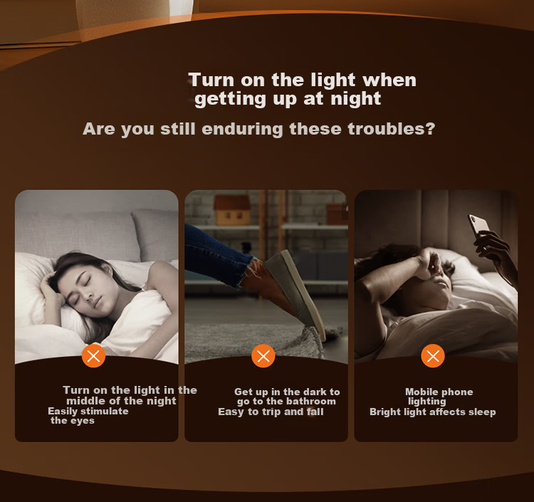 BULL Rechargeable Sensor Night Light Corridor MC-D001C-AD Motion and Light Sensor Auto On/Off 600mAh 2