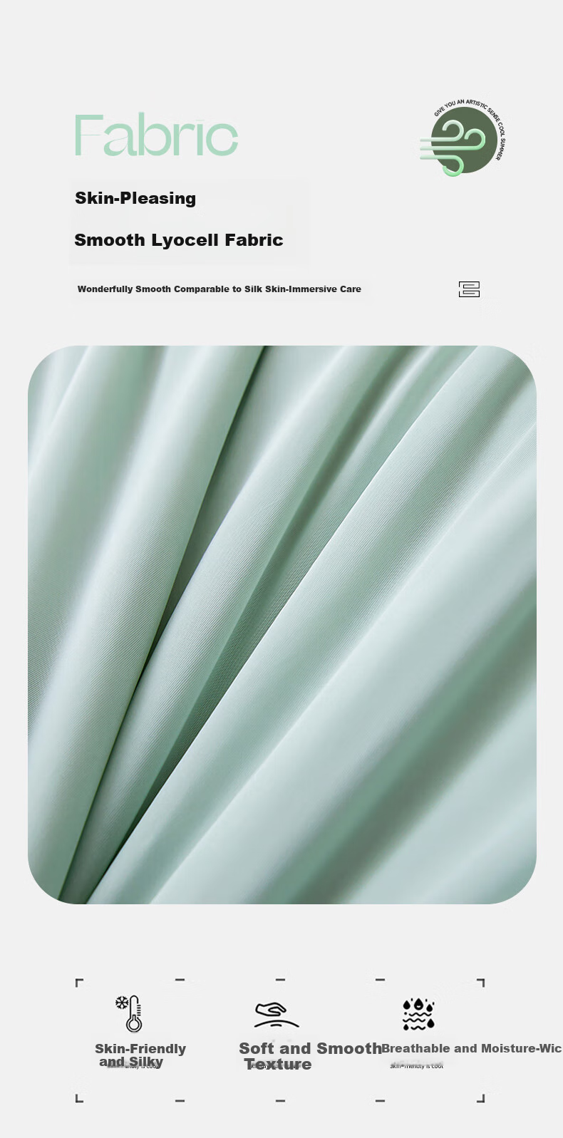 MUJI Water Glossy Ice Silk Silk Quilt A-Class Cooling Air Conditioning Summer Quilt Thin Quilt Core 200*230cm 1