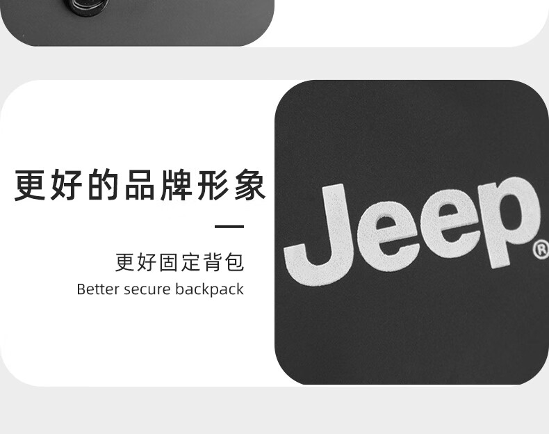 JEEP Men's Trendy Functional Style Crossbody Shoulder Bag Chest Bag Casual Commuting Cycling Sports Backpack 1