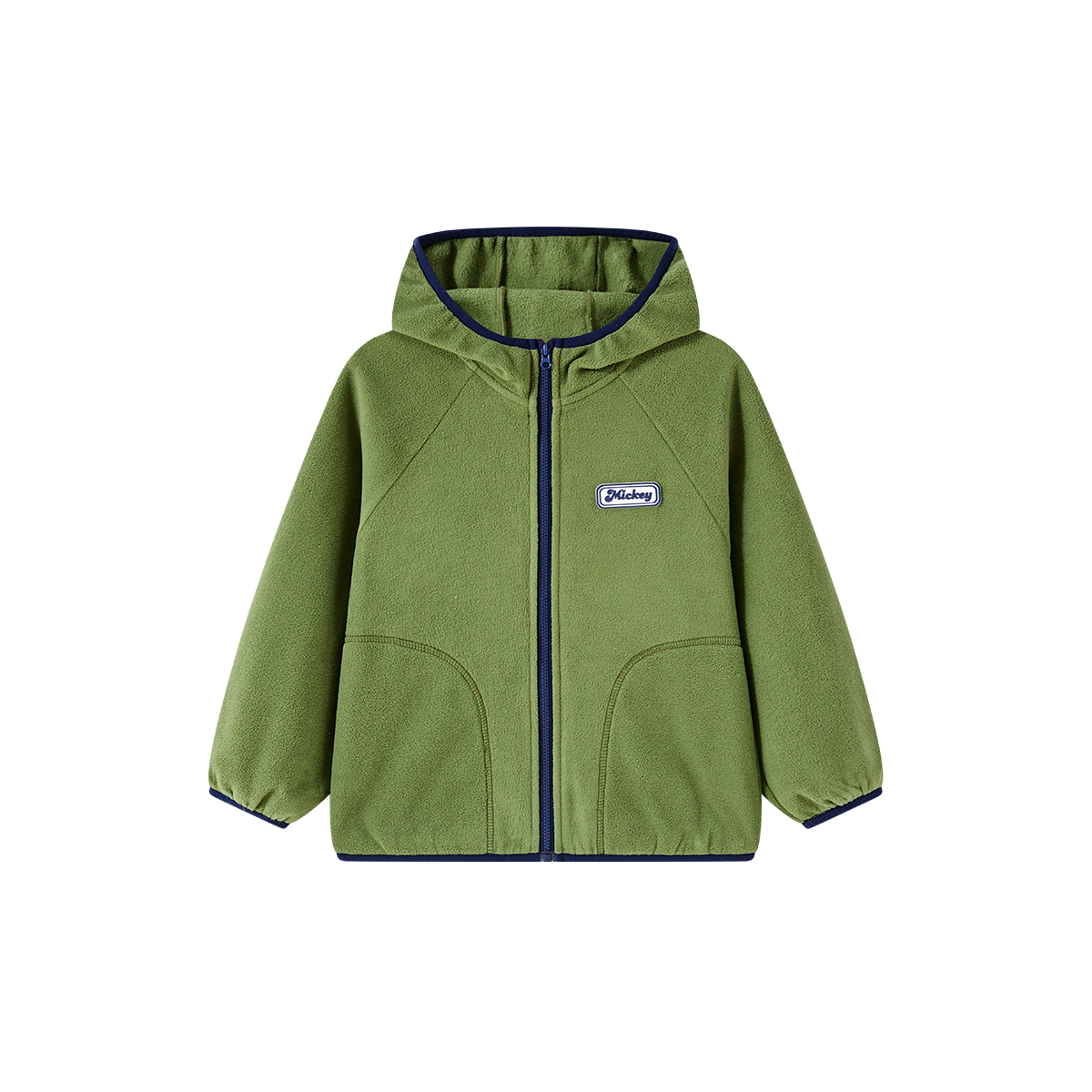 Disney Fleece Jacket for Boys and Girls 2026 Spring New Children's Hooded Cardigan for Older Kids