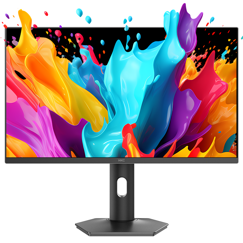 HKC 26.5-inch 2K 240Hz QD-OLED Quantum Dot Native 10bit Hardware Low Blue Light 0.03ms Gaming Rotatable Adjustable HDR Monitor GS27QKS