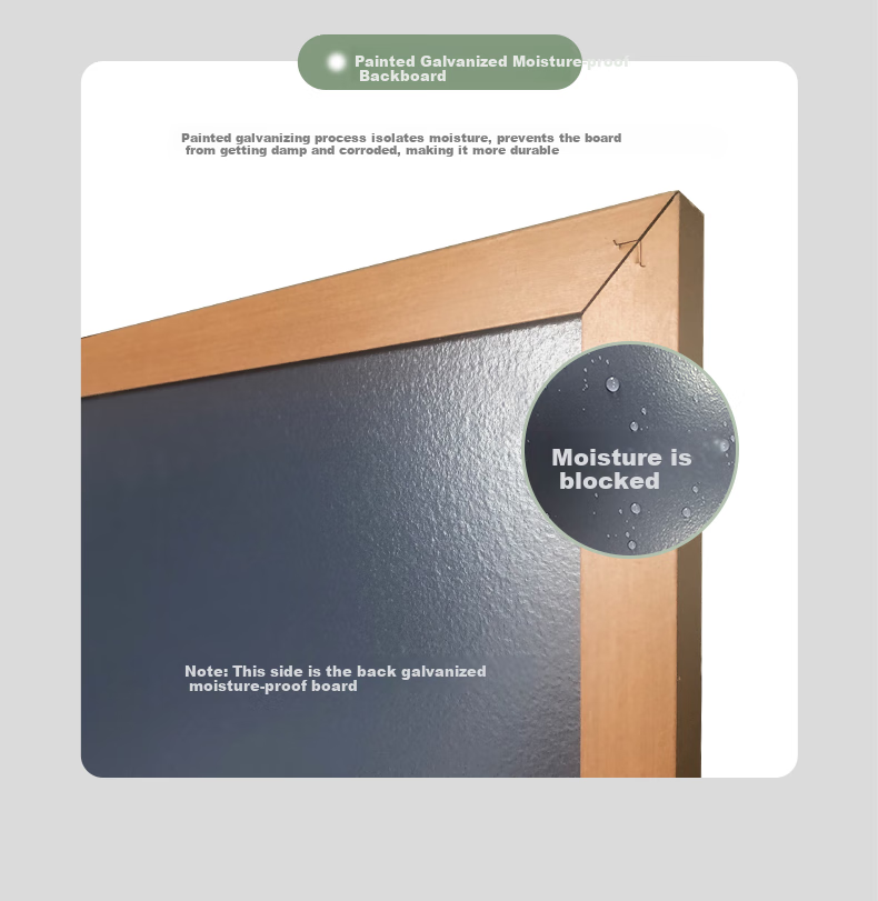 BBNEW Wooden Frame Blackboard 45*60cm, Home Teaching Training, Hanging Writing Board, Coffee Shop Small Blackboard Message Board, Promotional Display Notice Board, NEWB4560 7