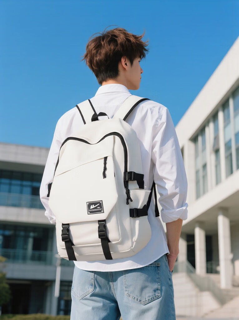 Warrior Men's Large Capacity Casual Water-Resistant Commuter Business Backpack Laptop Bag College Student Travel Backpack 13