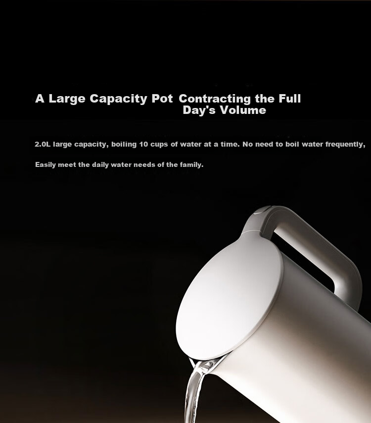 Mijia Xiaomi Constant Temperature Electric Kettle 3Pro, 316L Mother And Baby Grade Stainless Steel Household Water Boiler, Automatic Power-Off And Heat Preservation Integrated, 2L Large Capacity 5