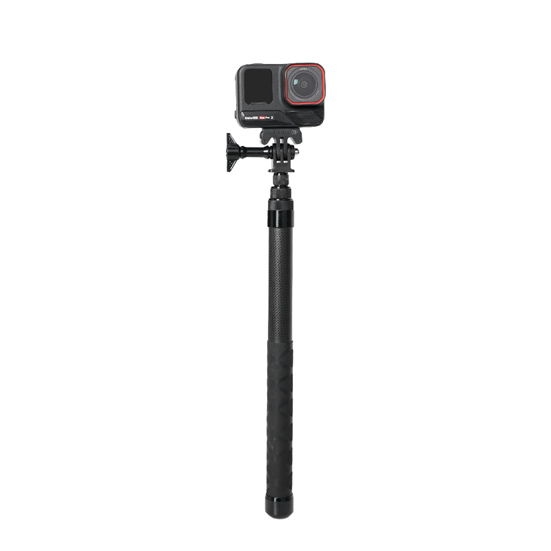 Qiye Carbon Fiber Selfie Stick Extension Pole for Yingshi AcePro2 Sports Camera Accessories DJI Action6 Mount 1.5m Action5Pro
