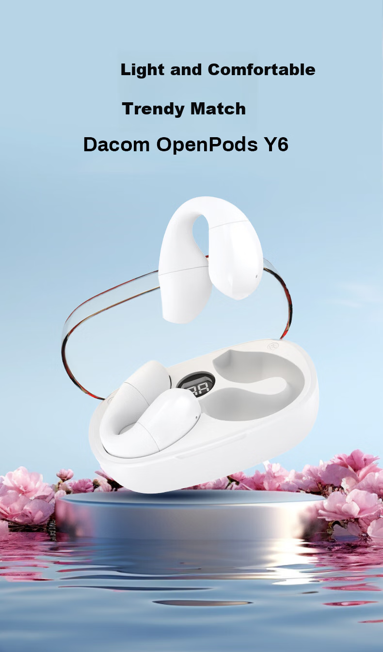 Dacom [Lowest Price Online, Double Compensation for Excessive Price] Wireless Bluetooth Earphones Clip-On Open-Concept Bone Conduction Non-In Sports Running Mini Call Noise Reduction for Men And Wome 3
