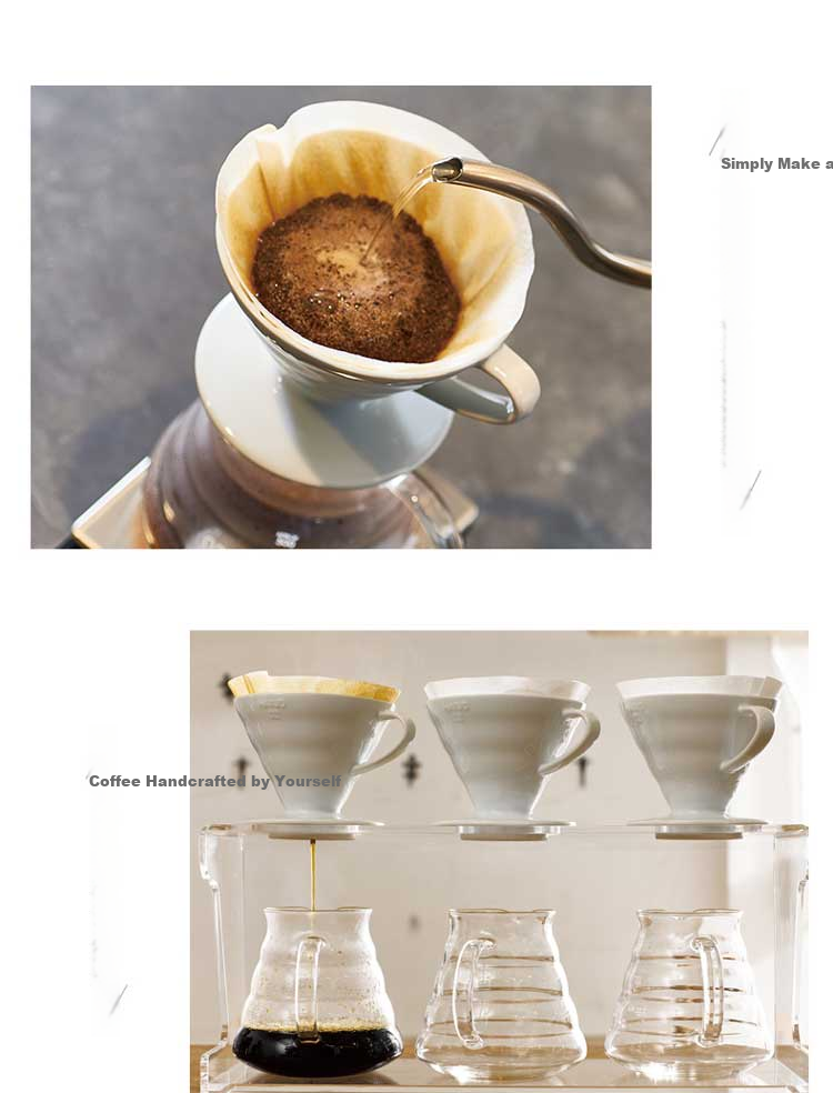 HARIO V60 Japanese Heat-Resistant Resin Pour-Over Coffee Filter Cup, Coffee Filter Mesh, Coffee Filter, Size 02 4