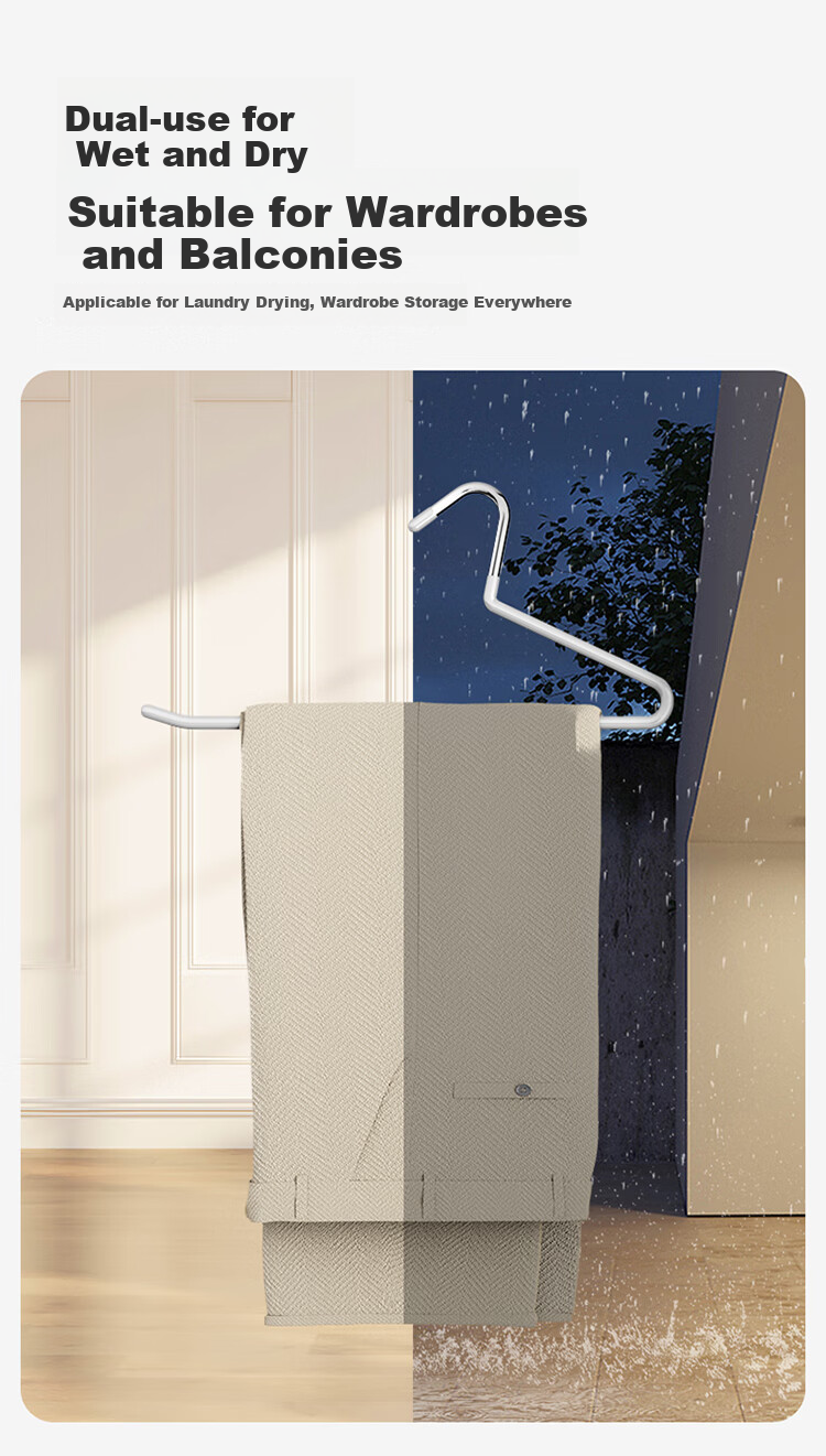 MARYYA Goose-Shaped Pants Hanger, Household Seamless Non-Slip Trouser Drying Rack, Specialized Storage Organizer for Pants Hangers 12