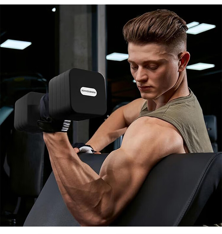 Schvodon Adjustable Dumbbells for Men Home Use Hardcore Fitness Equipment Strength Training 11kg x 2 3