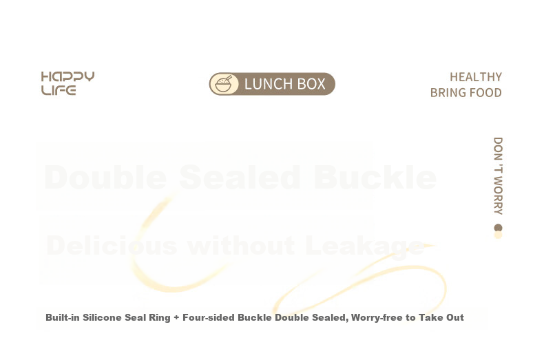 Guangyi 316L Stainless Steel Insulated Lunch Box for Students And Office Workers, Portable Meal Tray with 5 Compartments And Utensils, Black GY7493 3