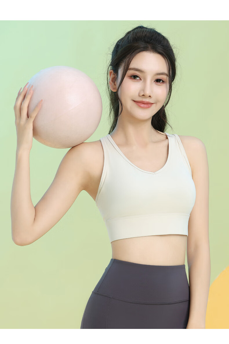 Baisirong Professional Women's Sports Bra Slim Running Yoga Fitness One-Piece Tank Top 3