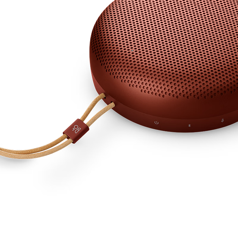 B&O A1 Third Generation Bluetooth Speaker, Wireless Portable Audio System, Upgraded Outdoor Dustproof Desktop Speaker from B&O A1 Second Generation, Wilderness Red, Holiday Gift [Gong Jun's Choice]