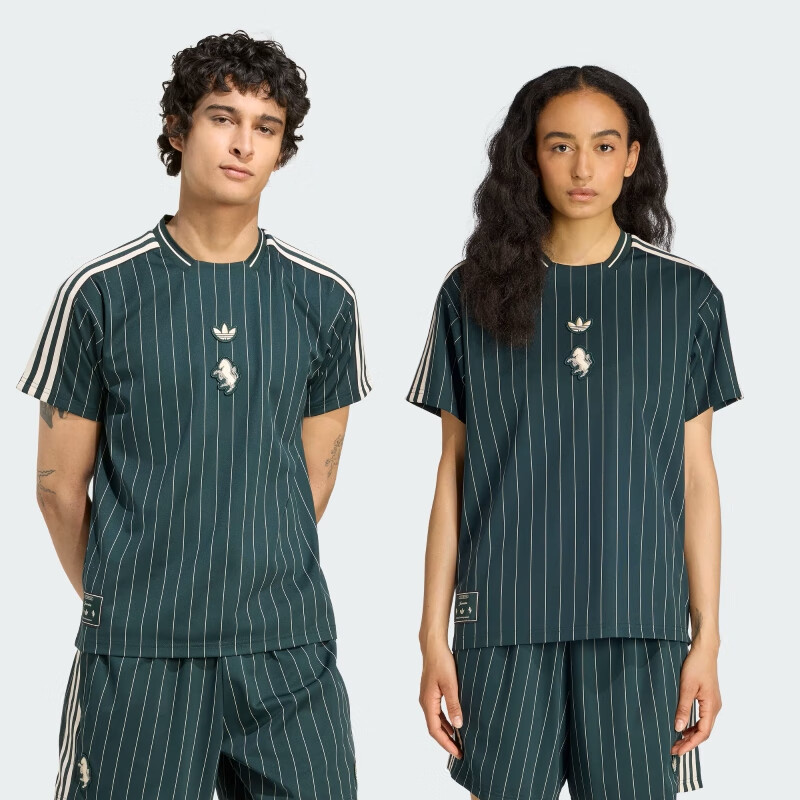 Adidas Men's And Women's Football Series JUVE ICON JSY Juventus Short-Sleeve JM9451 Dark Green M 6