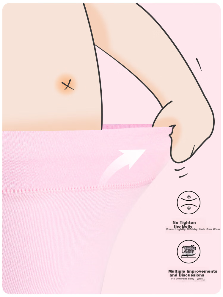 YUZHAOLIN Girls' Underwear, 7A Antibacterial Panties, Comfortable Breathable Shorts for Female Students, No Wedgie 7