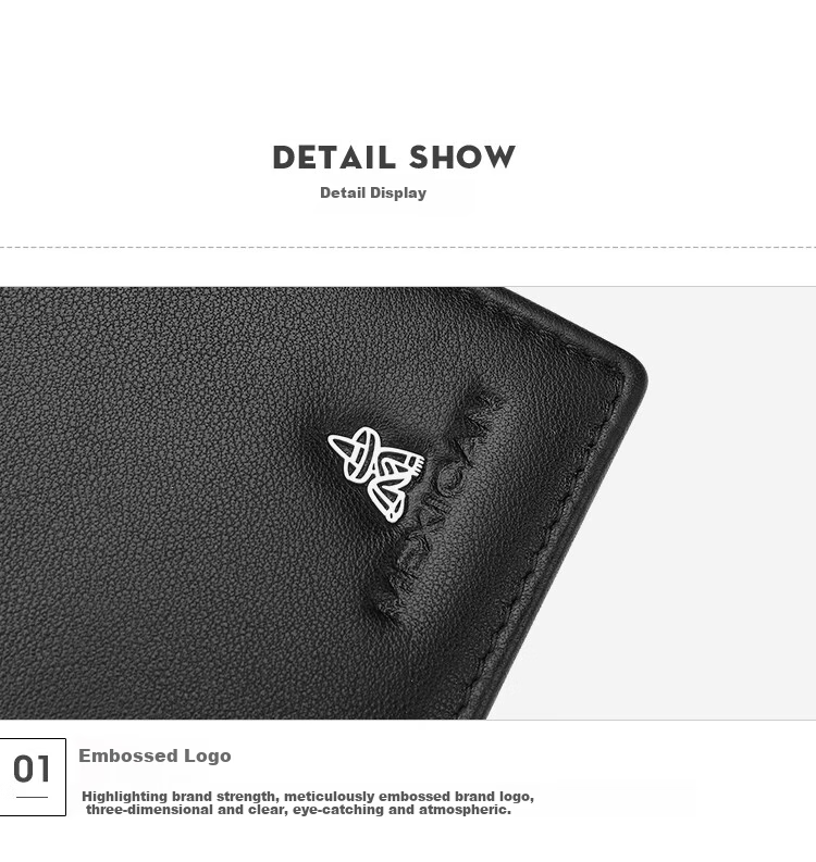 MEXICAN Wallet, Men's Lambskin Billfold, Short Crossbody Style, Multiple Card Slots, High-End Gift Box, Birthday Present for Men And Fathers 14