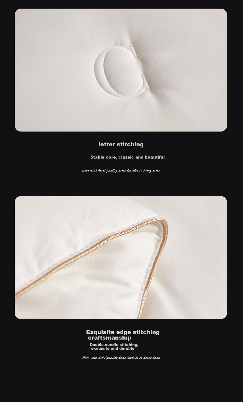 Canasin A-Class Brushed Comforter, All-Season Duvet, 60-Count Pure Cotton, Spring And Autumn Fiber Filling, 5.6 Lbs, 220*240cm [Champagne] 9