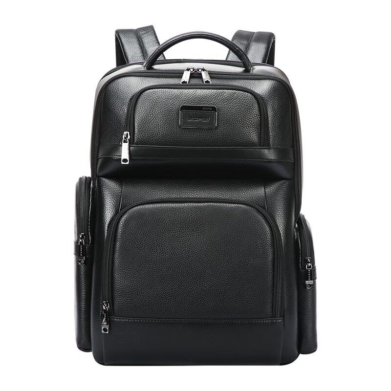 Bopai Leather Business Backpack for Men, 16-Inch Laptop Bag, Travel Bookbag, Gift for Me
