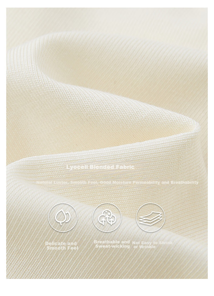 Dme [Containing Naked-Feel Lyocell] Summer Simple Round Neck Pleated Undershirt Short Sleeve Soft Stretch Comfortable Slimming Women's T-Shirt 5