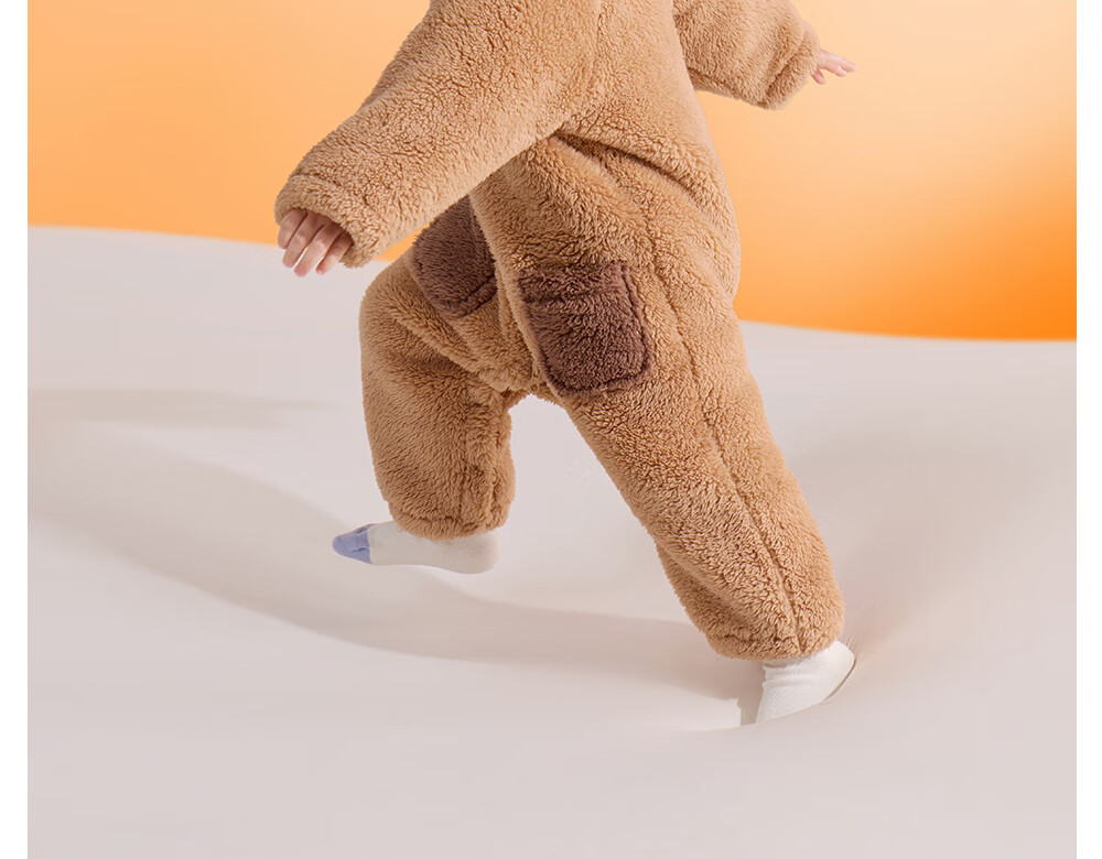 Betis Baby Clothes Autumn Winter Thickened Fleece Lined Warm Unisex Infant Romper Jumpsuit Winter Outdoor Crawling Suit 18