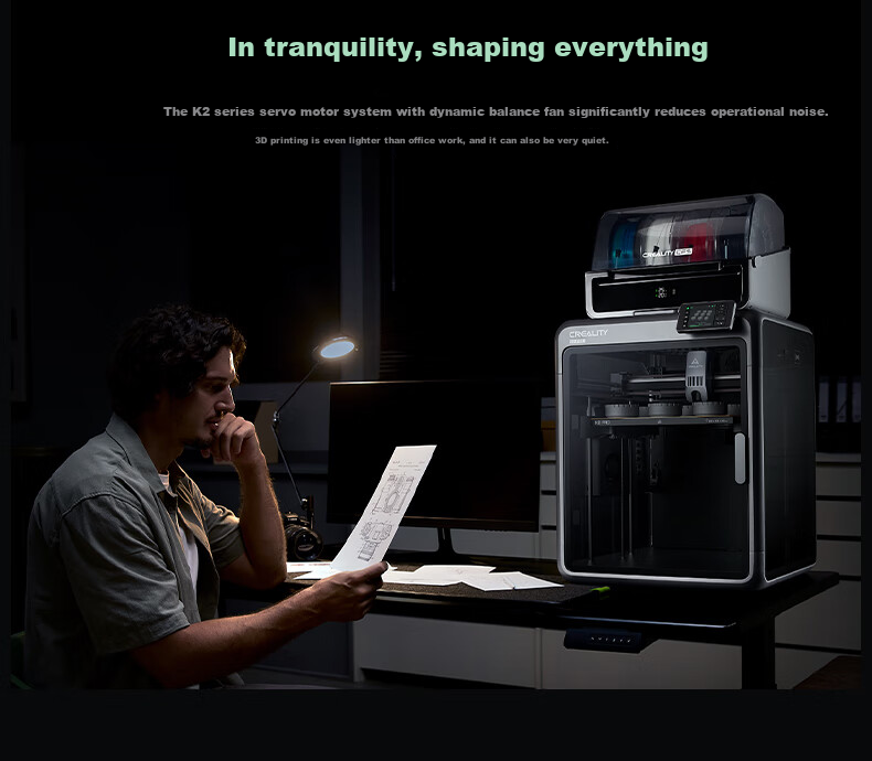 Creality K2 3D Printer Desktop Home FDM Fully Automatic Leveling Large Size High-Speed 3D Printing Machine 19