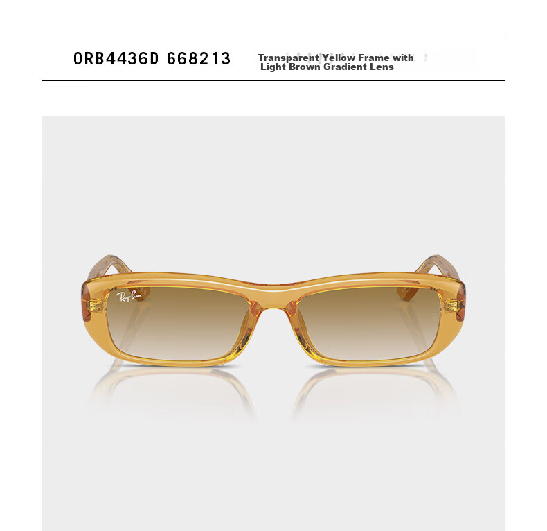 RayBan Sunglasses for Men And Women, Fashionable Outdoor Narrow Frame Glasses 0RB4436D 7