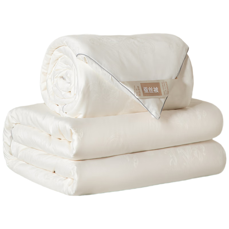 Hengyuanxiang 100% Natural Silk Comforter [1 Jin Filling] All-Season Spring And Autumn Quilt 2x2.3m Approximately 5 Ji