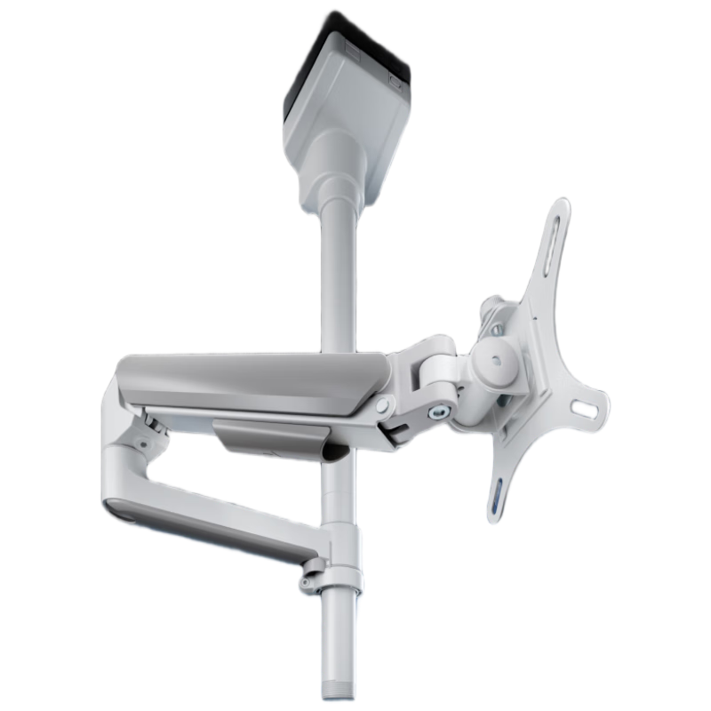 Brateck Beihu Monitor Mount Inverted Mechanical Arm Computer Stand Desktop Clamp Base Inverted Screen Lifting Arm E350pd White 17-32 Inch Dormitory Floating Bracket