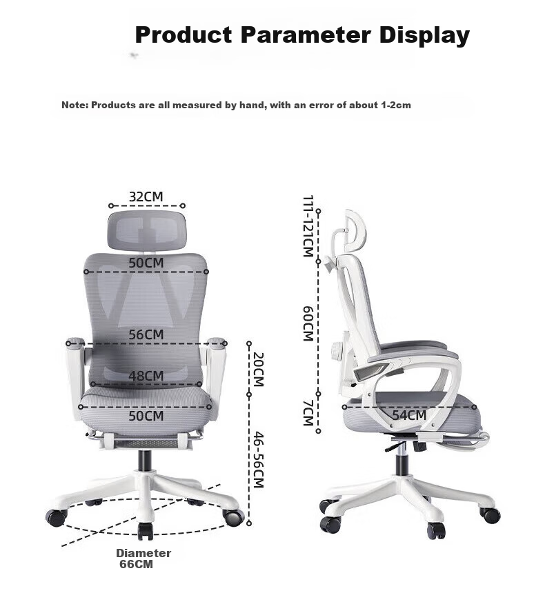 Quanpinwu Computer Chair, Home Ergonomic Chair, Office Chair with Backrest, Swivel Chair for Study, Executive Chair, Gaming Chair for E-Sports 18