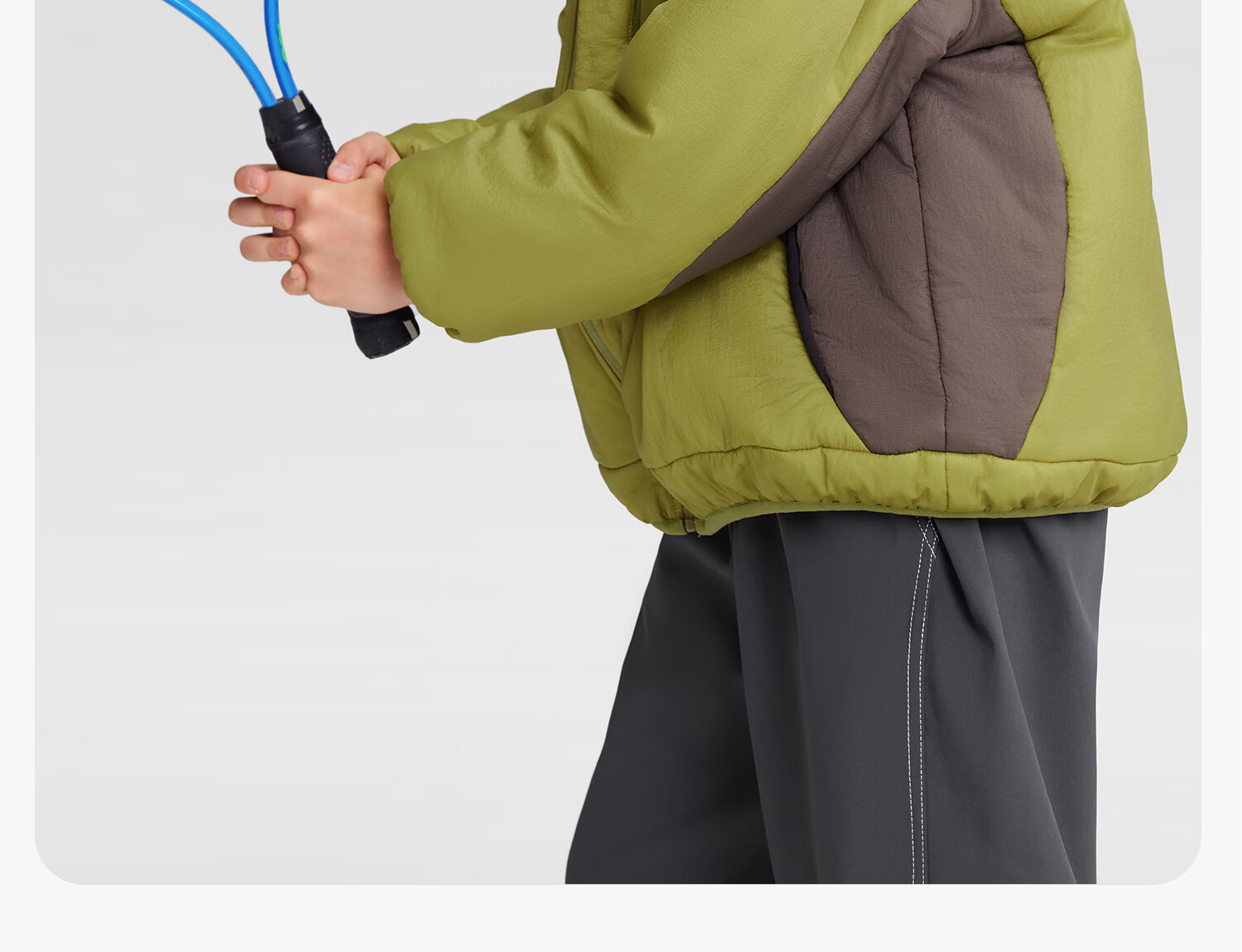 Zoxi Children's Cotton Jacket 3M Thinsulate 2025 New Winter Boys Lightweight Padded Coat Yellow-Green 130 33