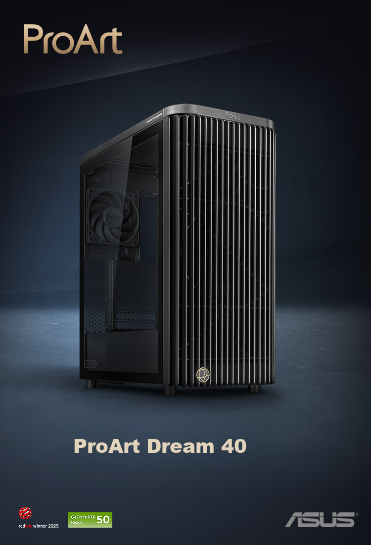 ASUS ProArt Chuangmeng 40 PA401 Woodcraft Edition Case, Powerful Cooling, Wooden Air Grille, Tool-Free Disassembly And Assembly, Power Button Lock, PWM One-Button Setup 2
