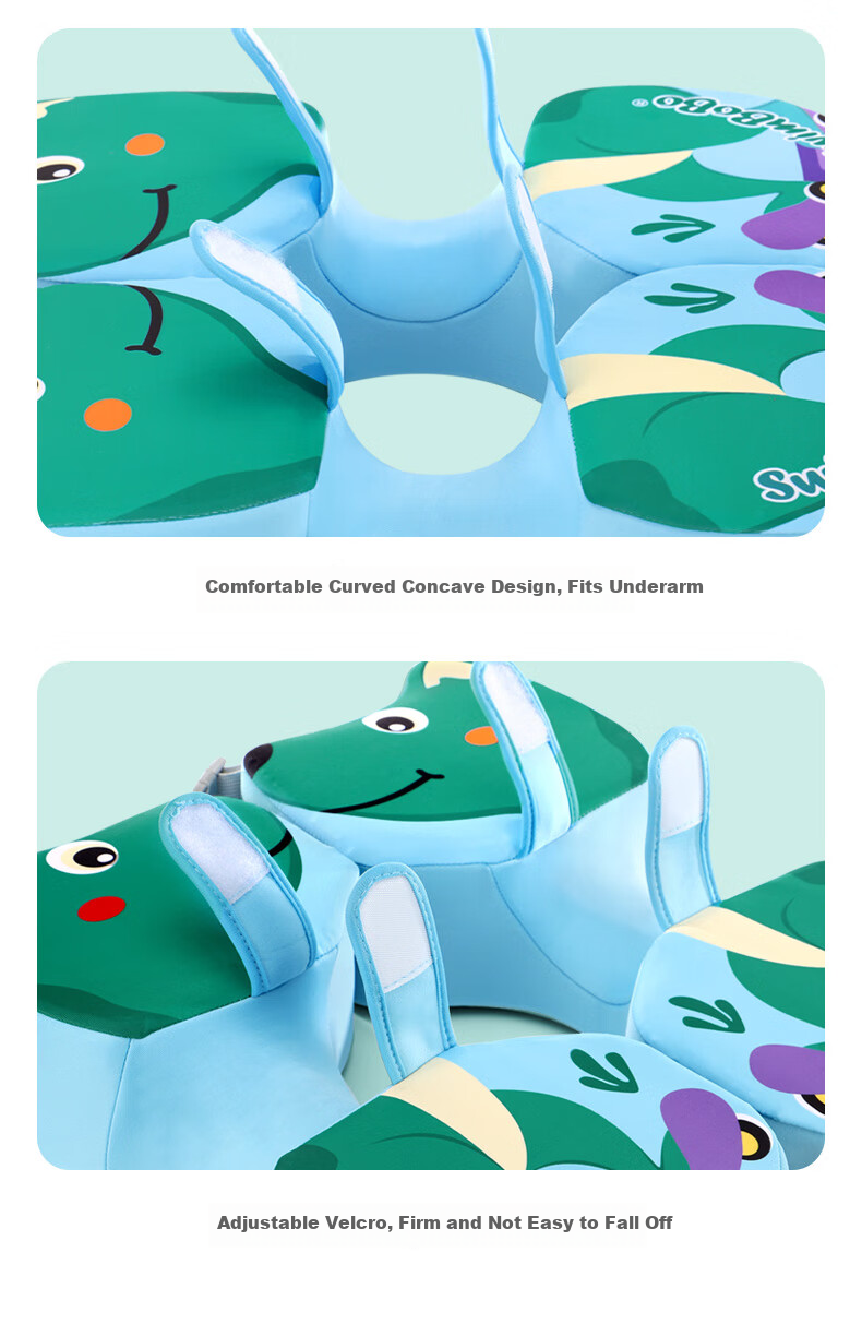 Swimbobo Baby Swim Ring, Children's Inflatable Armpit Ring, Swimming Equipment, Infant Bathing Aid, Water Play K7907P 10