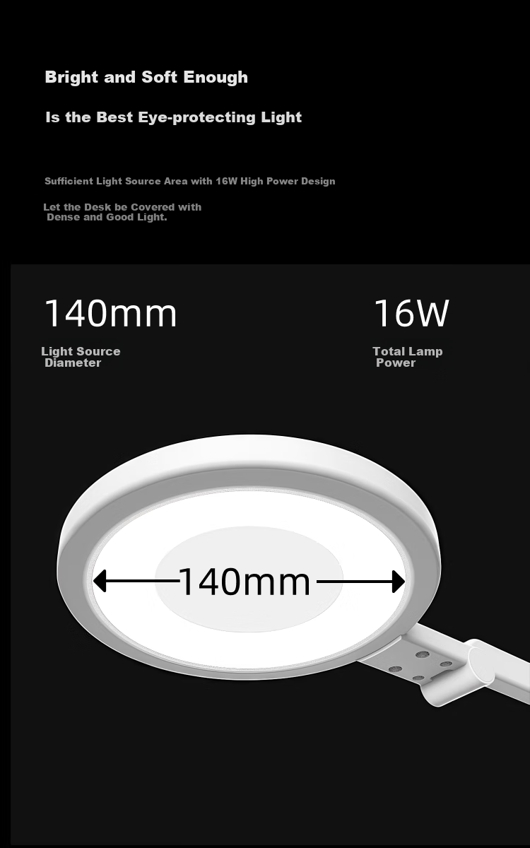 Haoshili National AA-Grade Desk Lamp, Student Eye Protection Lamp, Children's Reading And Writing Lamp, Bedroom And Desk LED Light, TG035 5